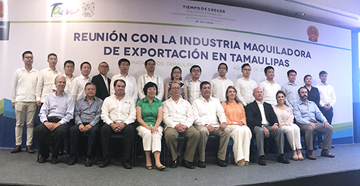 Tamaulipas an ideal destination for future Chinese investments