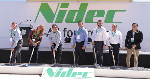 Nidec places cornerstone of its expansion in Reynosa