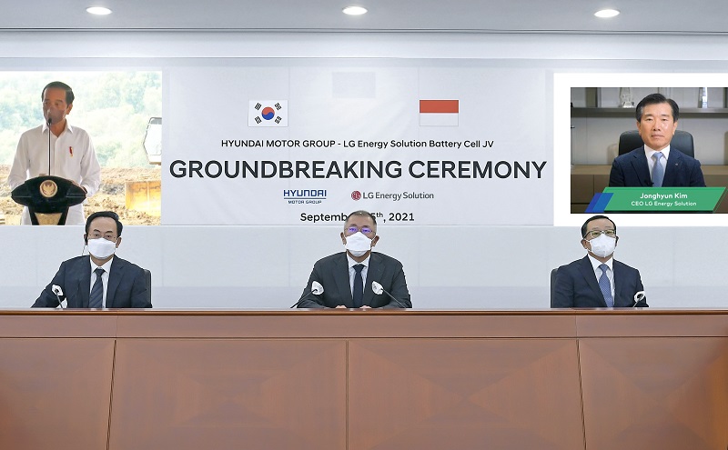 Hyundai and LG Energy Solution begin construction of EV battery cell plant
