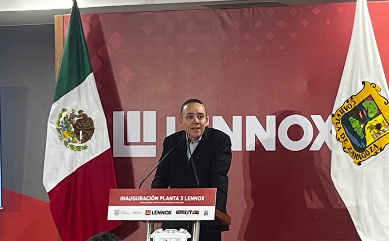 Lennox inaugurates its third plant in Coahuila and announces a fourth for next year