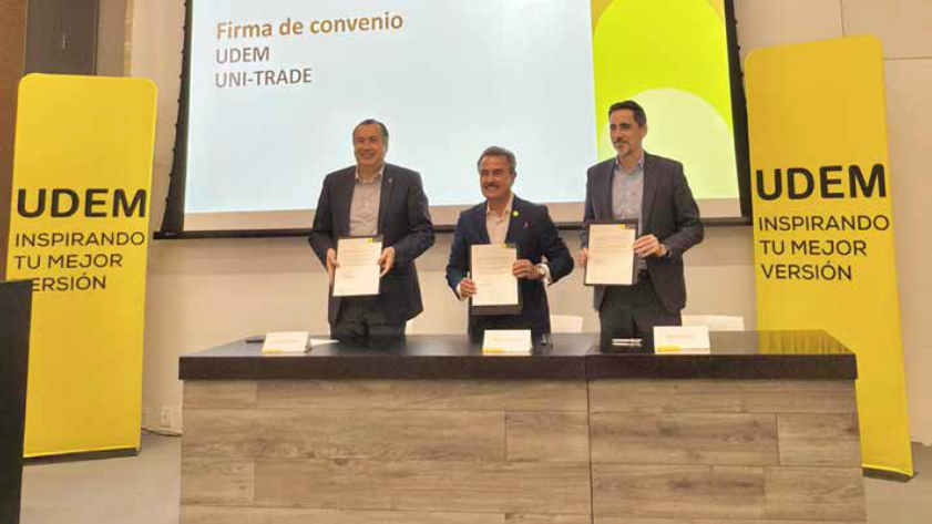 Grupo Uni-Trade and UDEM sign agreement to foster a new generation of leaders in trade and logistics