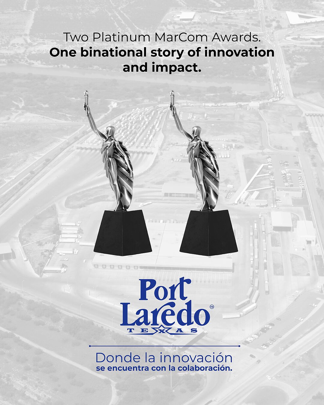 Port Laredo recognized with two Platinum MarCom Awards for innovation in cold-chain trade strategy