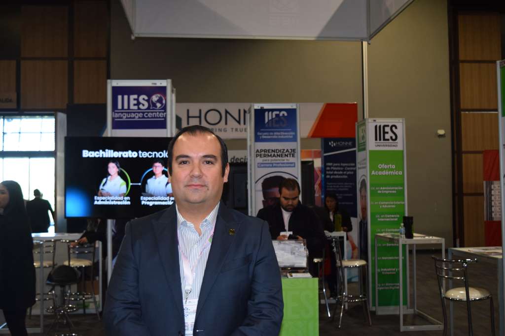 José Eduardo Martínez McDonald highlights IIES’s role in industrial development and training during INDEX Reynosa Expo 2025