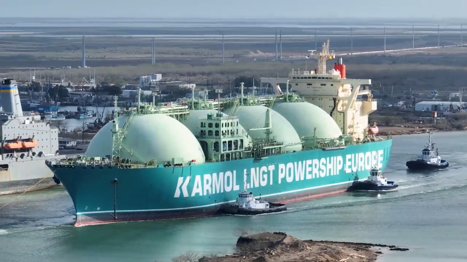 Port of Brownsville Receives Karmol LNGT Powership Europe, Expanding Karpowership Presence