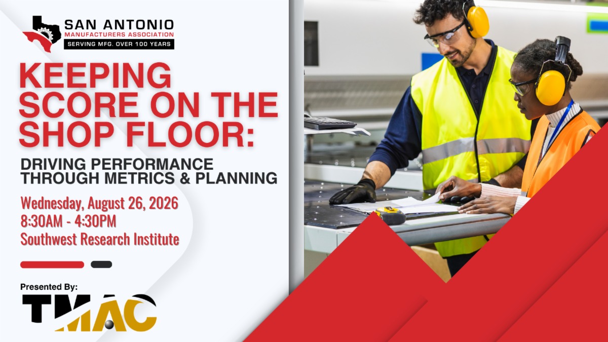 SAMA to Host Manufacturing Seminar on Shop Floor Metrics, Productivity and Continuous Improvement