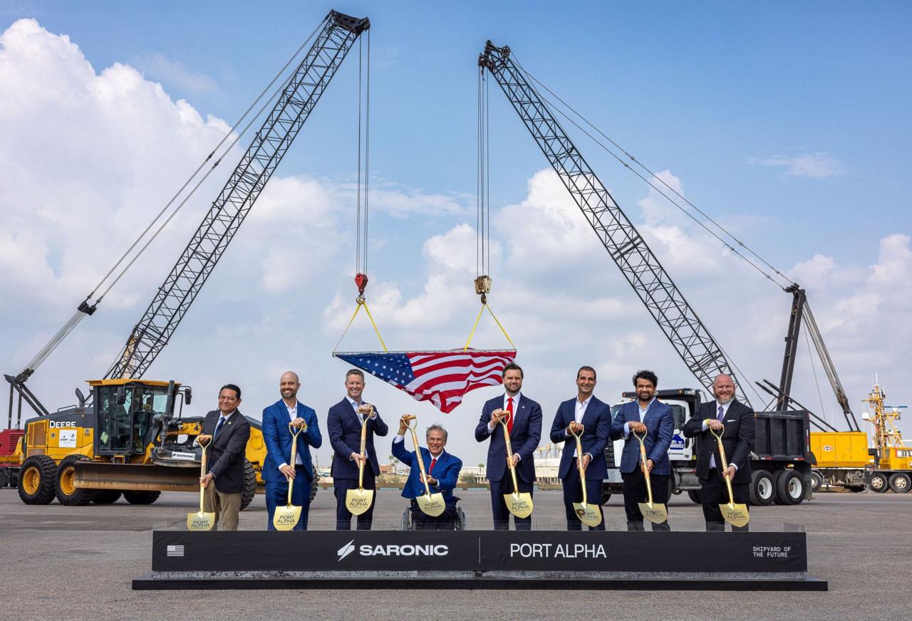 Saronic Breaks Ground on $3B Port Alpha Shipyard at the Port of Brownsville